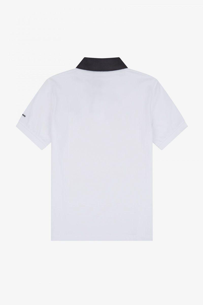 White Fred Perry SM1944 Men's Polo Shirts | PH 1477XYUF